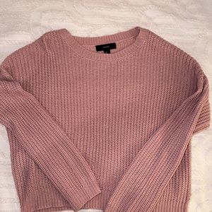 Pink Forever 21 Knit Sweater